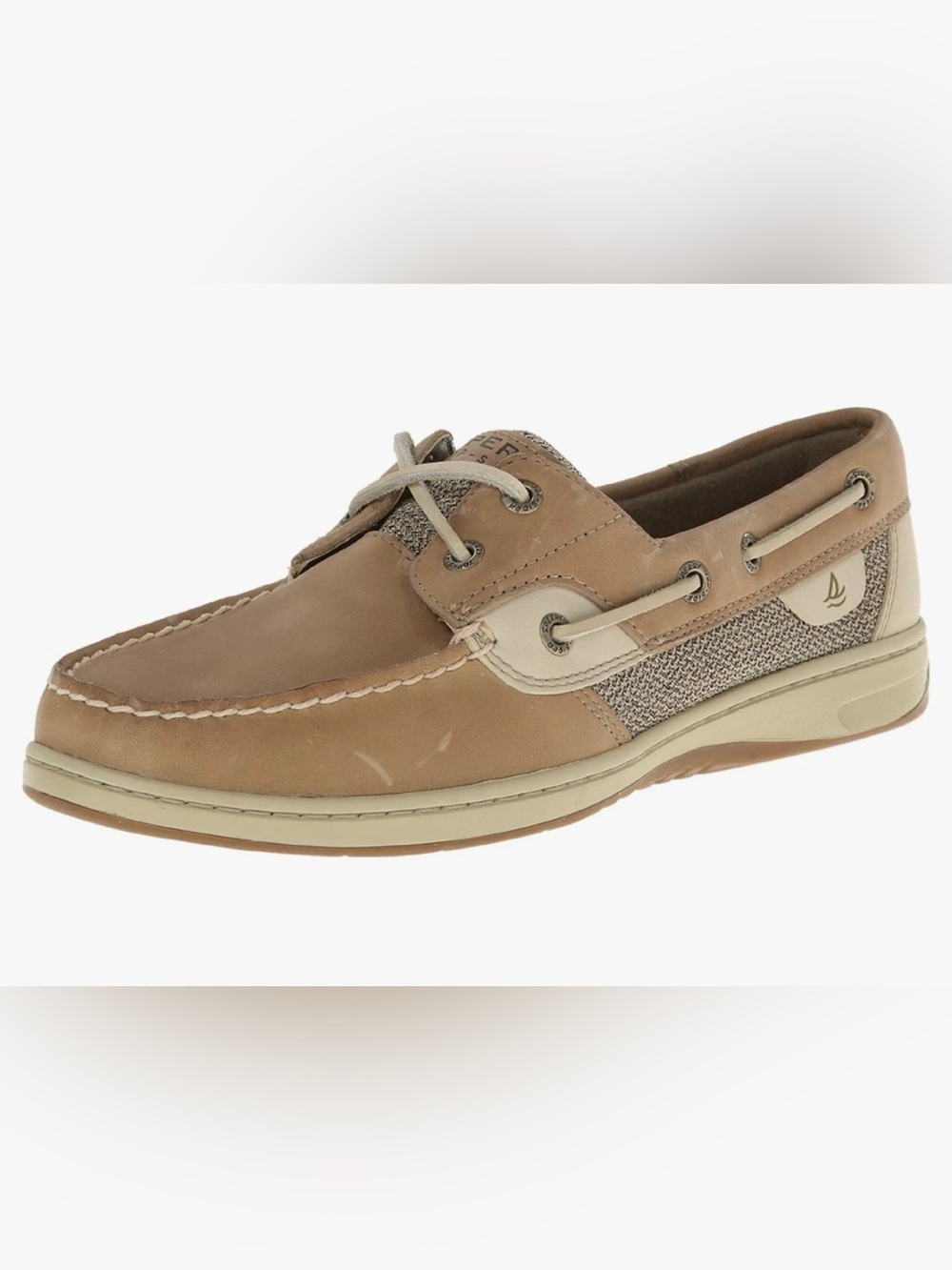 Sperry Woman’s Top-Sider Bluefish Brown Leather Boat Shoes Casual Coastal -7 1/2